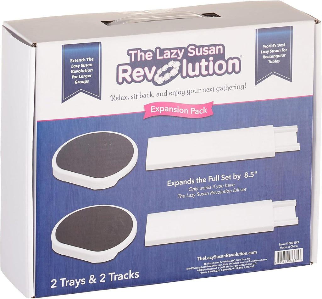 - Expansion Pack - Dark Gray - 2 Straight Tracks and 2 Trays. Does Not Work without  Full Set (Sold Separately).