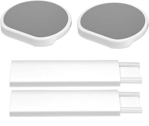 Light Gray - Expansion Pack - 2 Straight Tracks and 2 Trays. Does Not Work without  Full Set (Sold Separately).