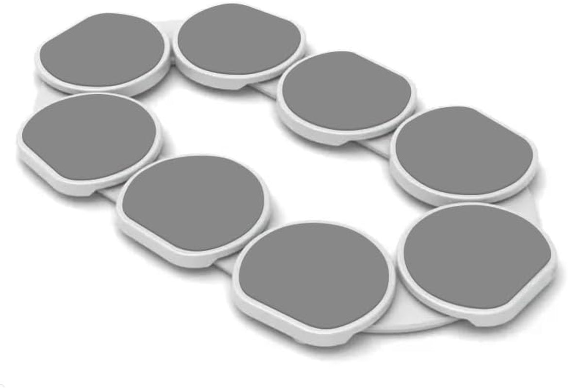 Light Gray-  - the First Patented Lazy Susan Turntable Expandable for Rectangular & Oblong Tables - Kitchen & Dining Tables - Great Gift! Parties & Gatherings