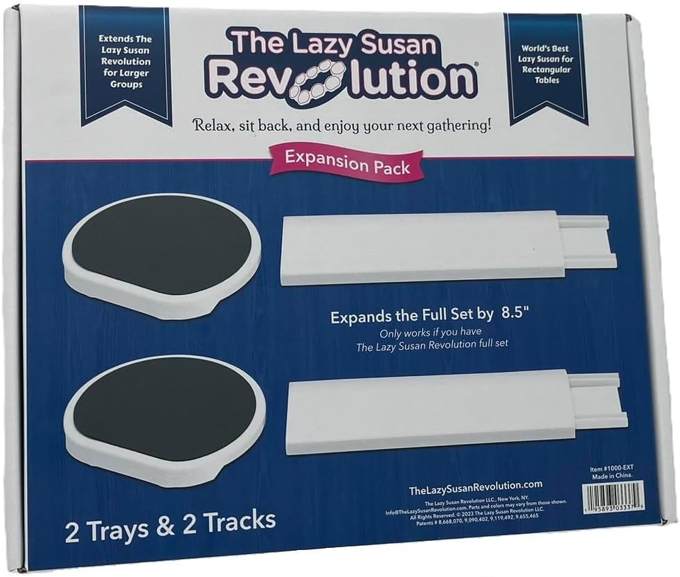 - Expansion Pack - Dark Gray - 2 Straight Tracks and 2 Trays. Does Not Work without  Full Set (Sold Separately).